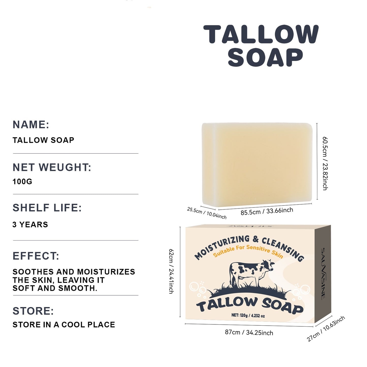 DCKN Tallow Soap Bar